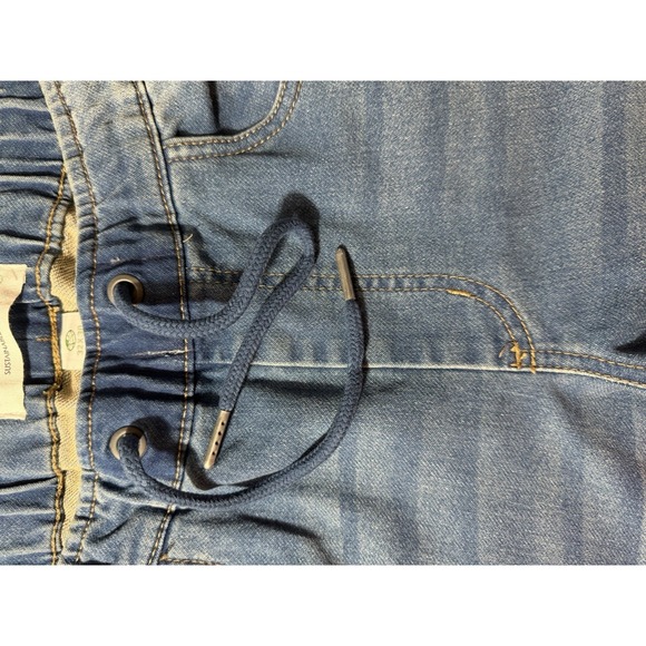 Free Planet Jeans, Men's, 32x30, Denim Jogger Blue Stretch Drawstring - Picture 7 of 9